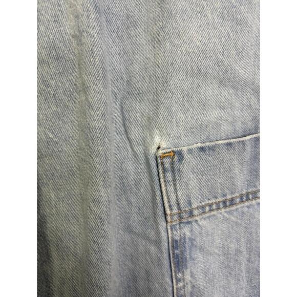 Frame Jeans Womens 27 Le Pixie High Waist Wide Leg Baggy Side Pocket Cargo Holes - Picture 8 of 15